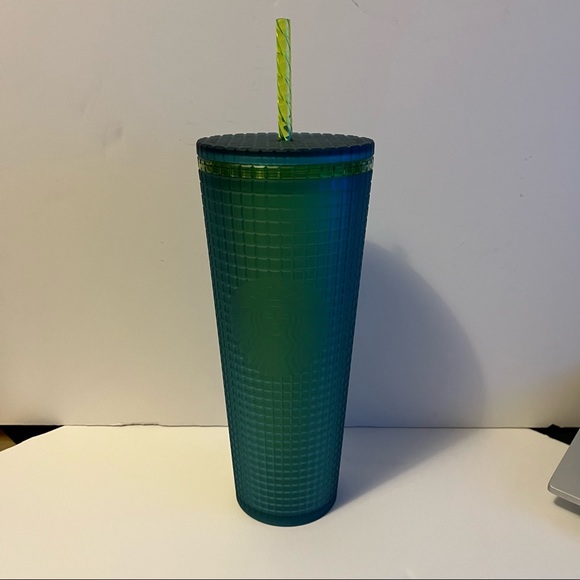 Starbucks | Valentines 2022 Soft Touch Grid Mountain Dew Tumbler - Picture 3 of 6